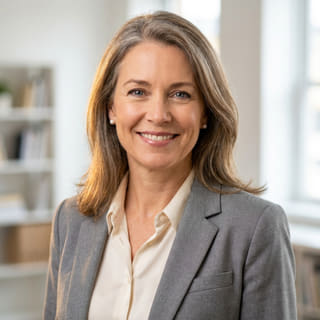 Sarah Coleman, directrice financière chez Douve Fondença, photographiée pour une photo de profil